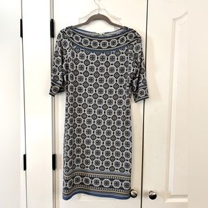 Max Studio women’s dress. Blue white multicolored. Very soft